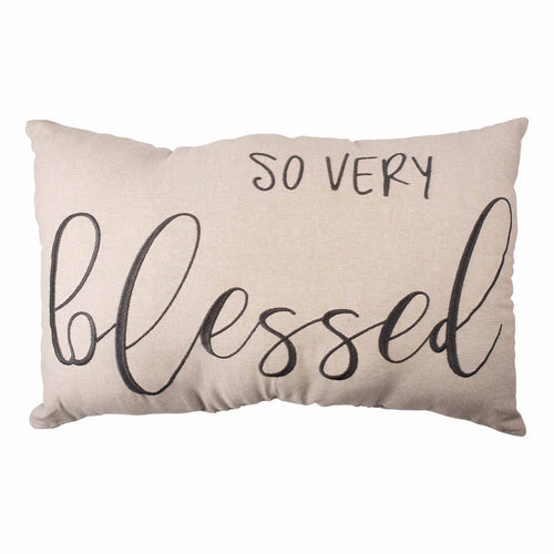 Relax, Rest, Be Blessed - Small Throw Pillow