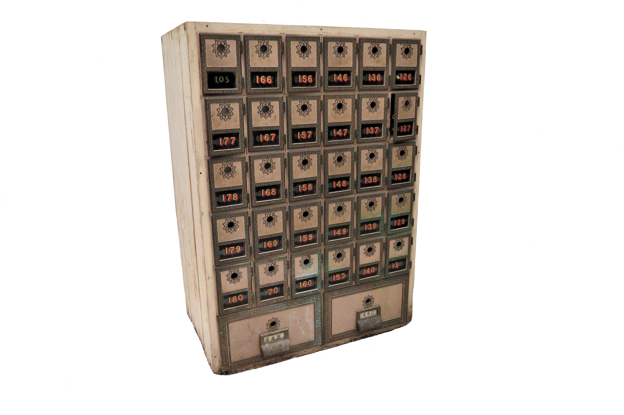 Antique Post Office Box Bank - 32 Boxes – No. 7 Pickery Place