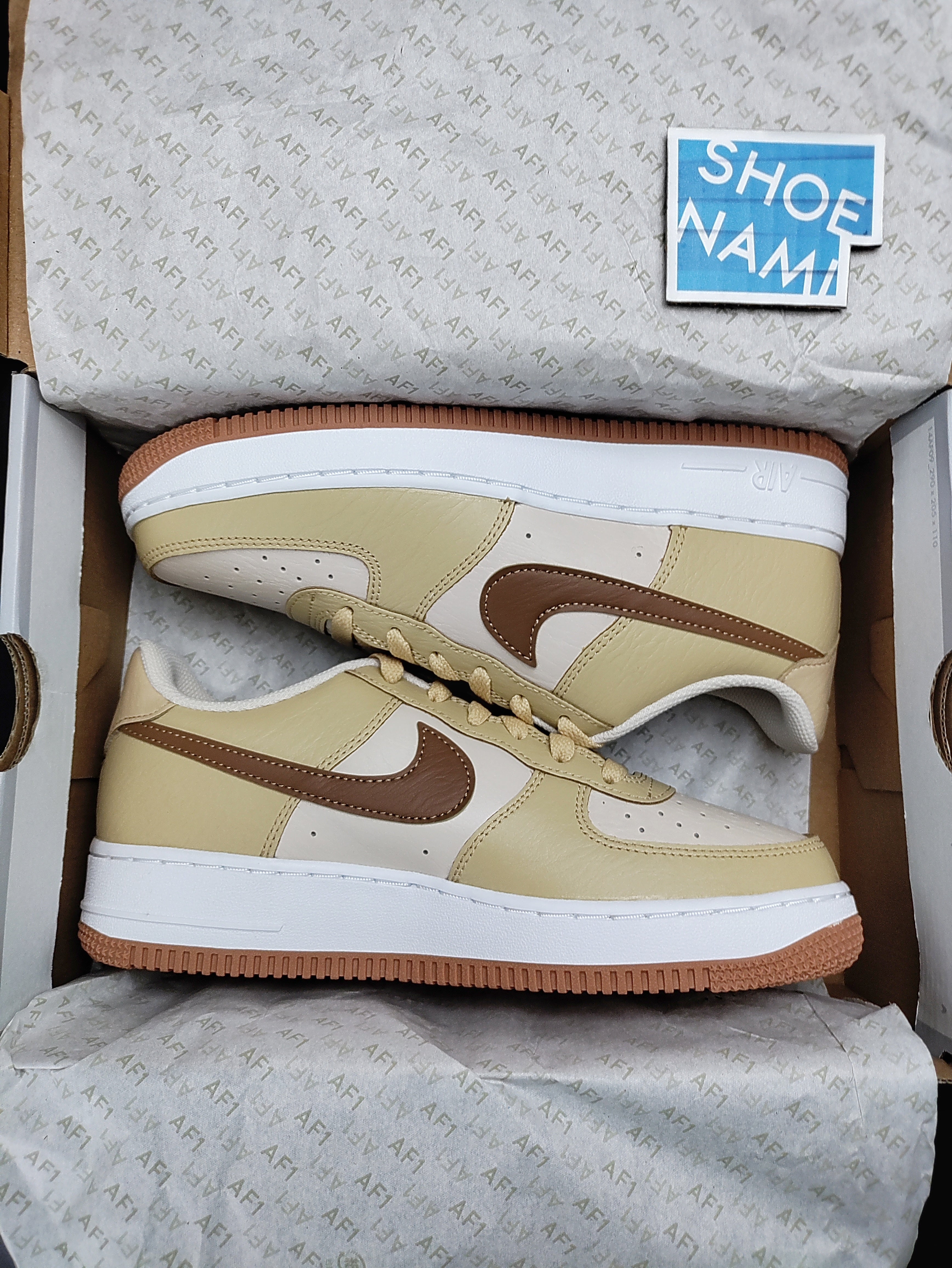 GS) Nike Air Force 1 Low LV8 'Ale Brown' DQ5973-200 - KICKS CREW