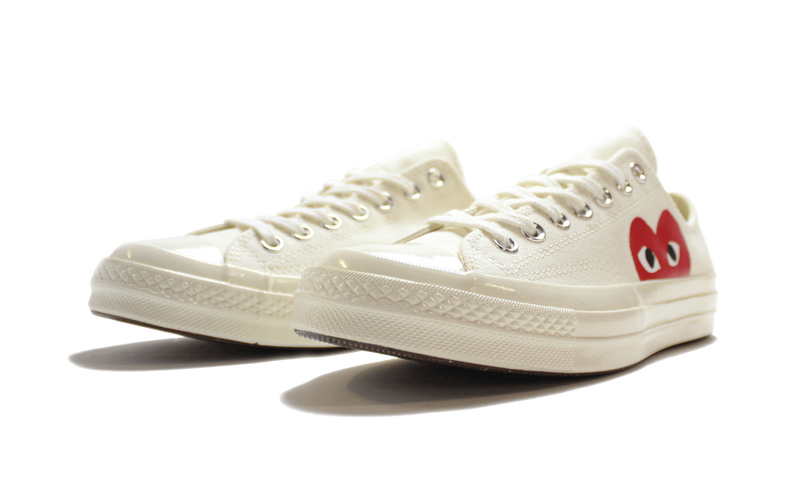 ligegyldighed vejviser Gud Converse X Comme Des Garçons CDG Play Chuck Taylor 'Low-Top White' –  Shoenami Philippines