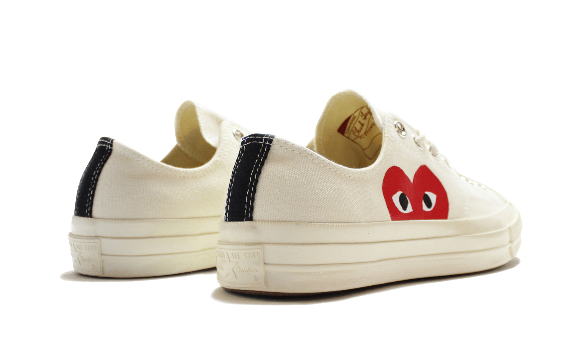 Converse X Comme Des Garçons CDG Play Chuck Taylor 'Low-Top White ...