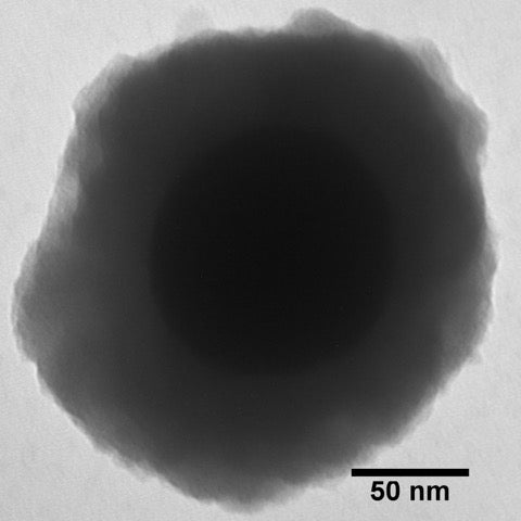 Au nanospheres with amorphous titania shells