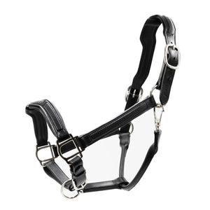 Cobra Snakeskin-Embossed Halter - Grewal Equestrian