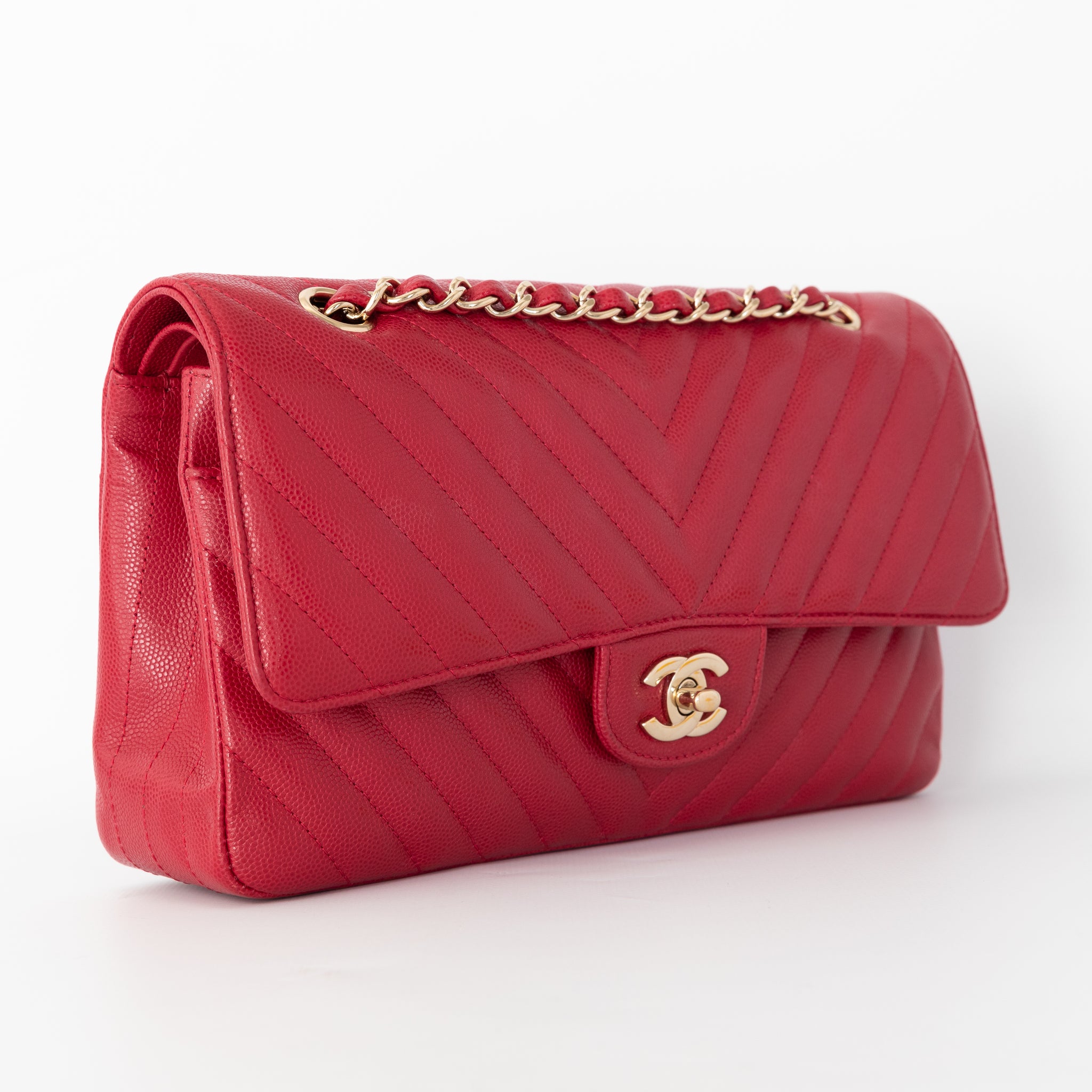 Chanel Classic Flap Bag Medium Lambskin Leather Reissue Chain  lÉtoile de  Saint Honoré