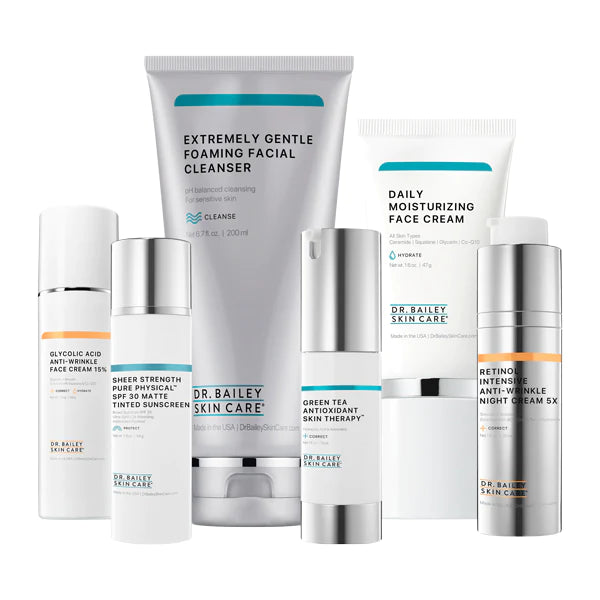 Ageless Rejuvenation Skin Care Kit: Perfect for alternating tretinoin with a gentler option, retinol.