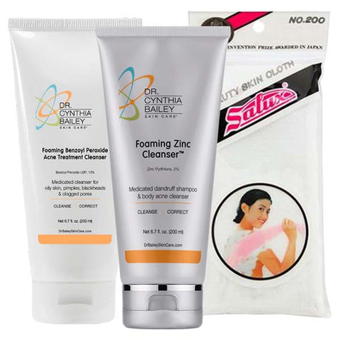 treat pimples zit, blackheads on breast with this kit