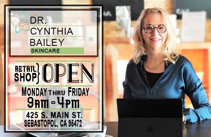 Dr. Bailey Skin Care Retail Store in Sebastopol Sonoma County California