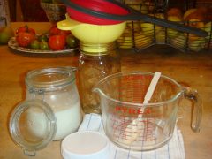 equipment for home brewed kefir