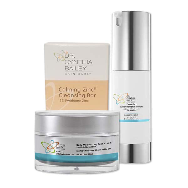 facial flaking and redness solution kit