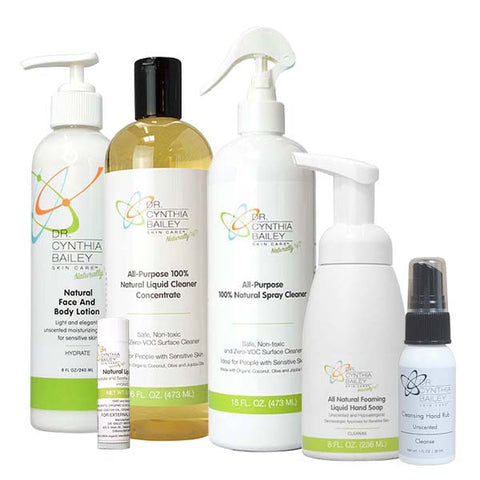 natural and non-toxic dermatologist approved fragrance free products for family
