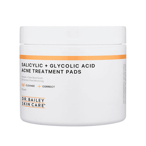 Acne Treatment Pads with salicylic acid and glycolic acid