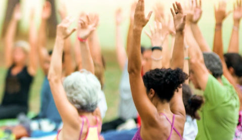 anti aging benefits of yoga class include social