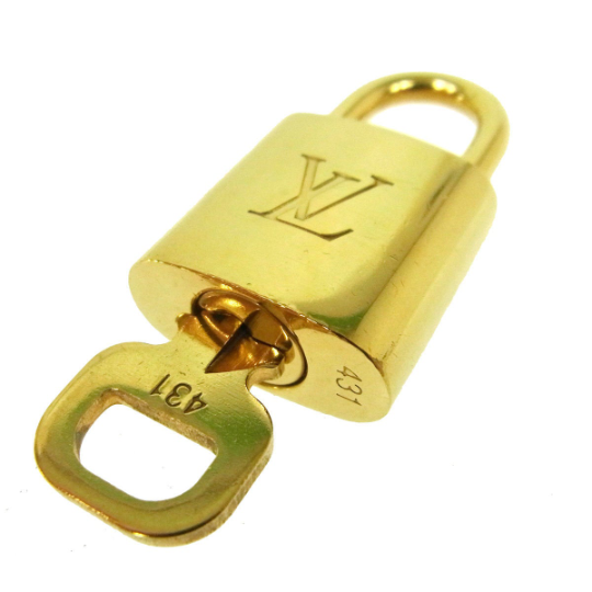 Authentic LV Silver Lock and Key Set Accessory – Haus of Luxury