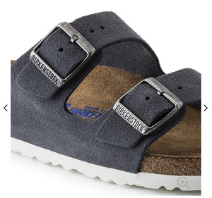 birkenstock arizona stone suede