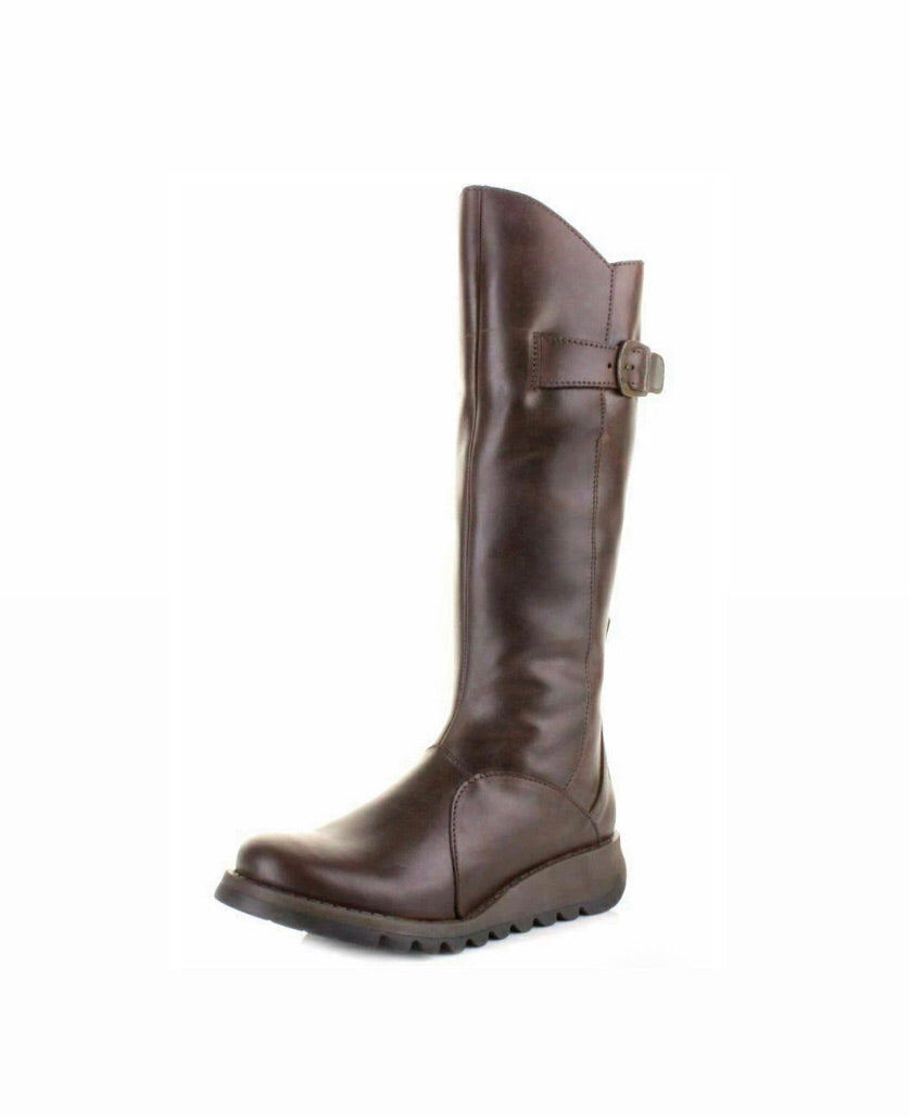 fly london dark brown boots