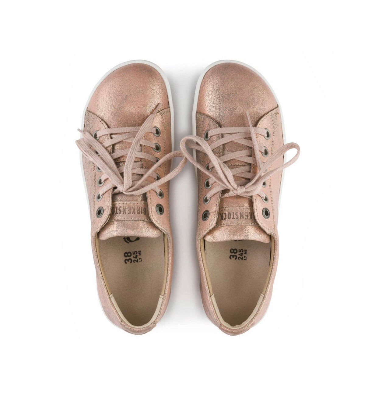 birkenstock arran rose gold