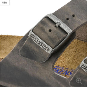 birkenstock iron oiled leather arizona