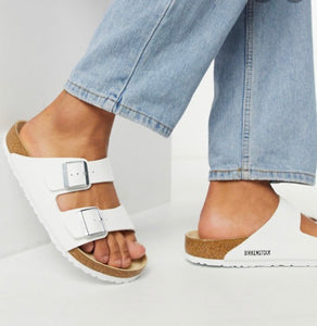 Birkenstock Arizona White Birko-Flor 