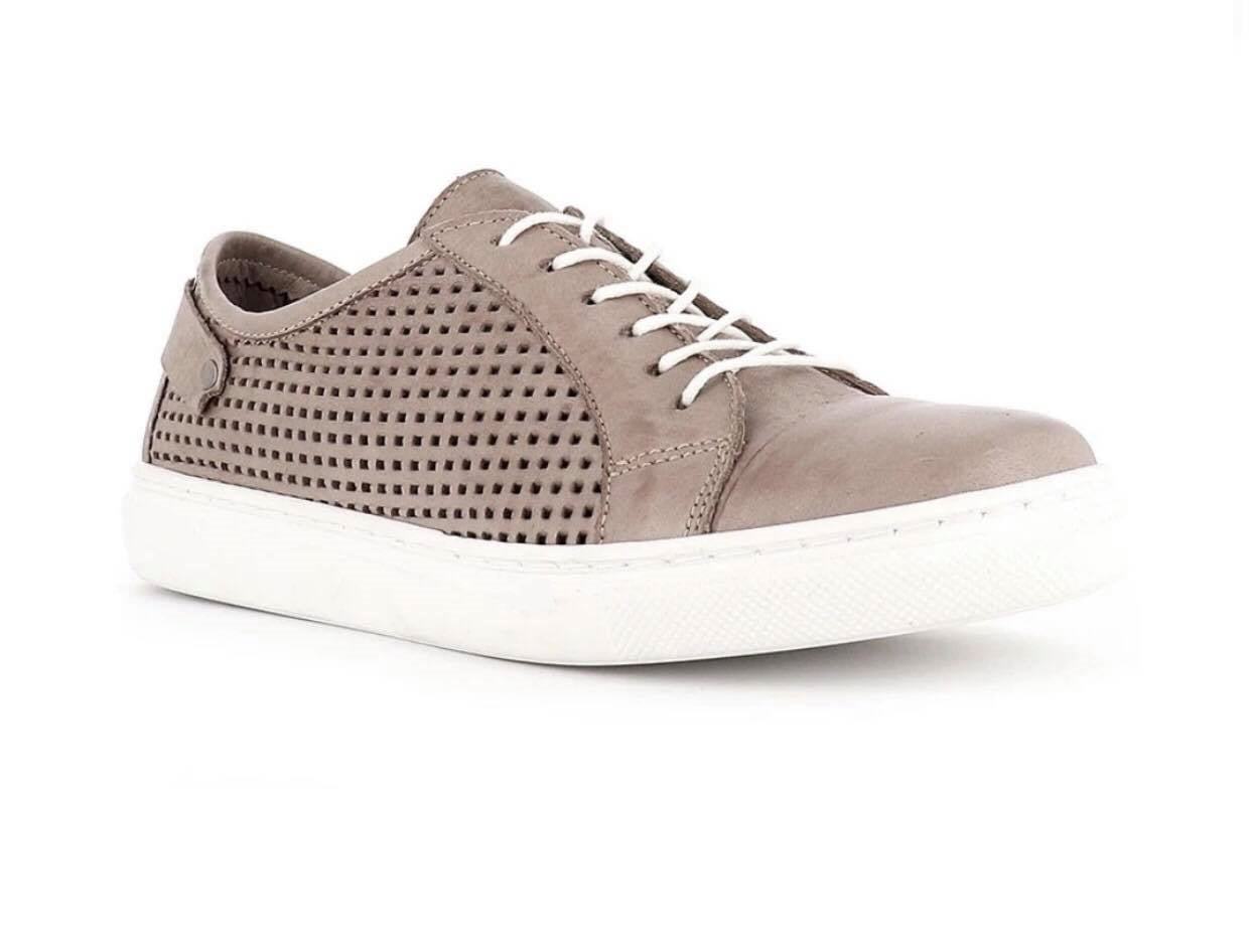 Sala Europe Rocker Taupe 6 Eyelet Perforated Shoe Made In Turkey ...