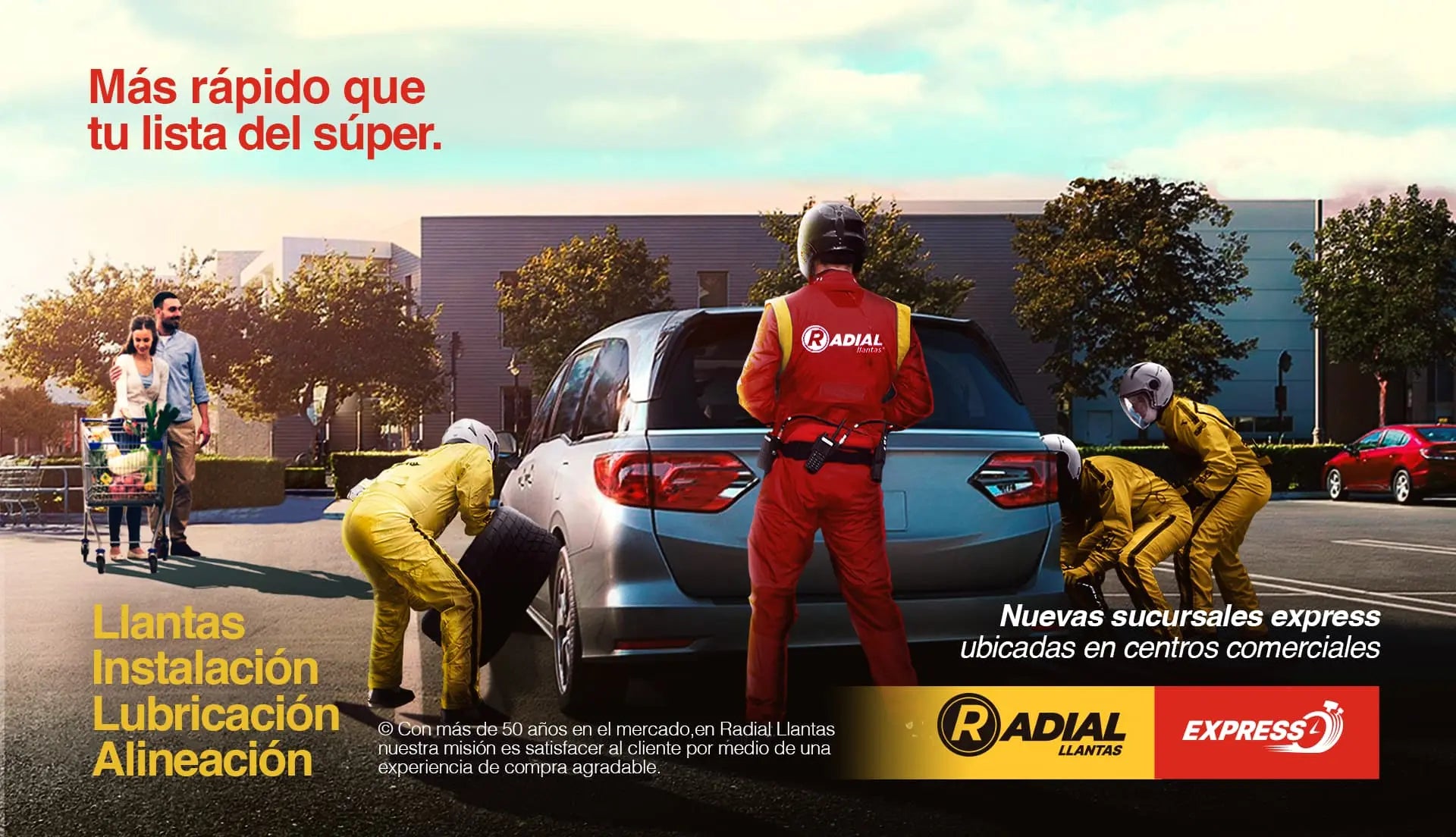 COMPRA CON NOSOTROS EN RADIAL LLANTAS MIENTRAS HACES TUS COMPRAS