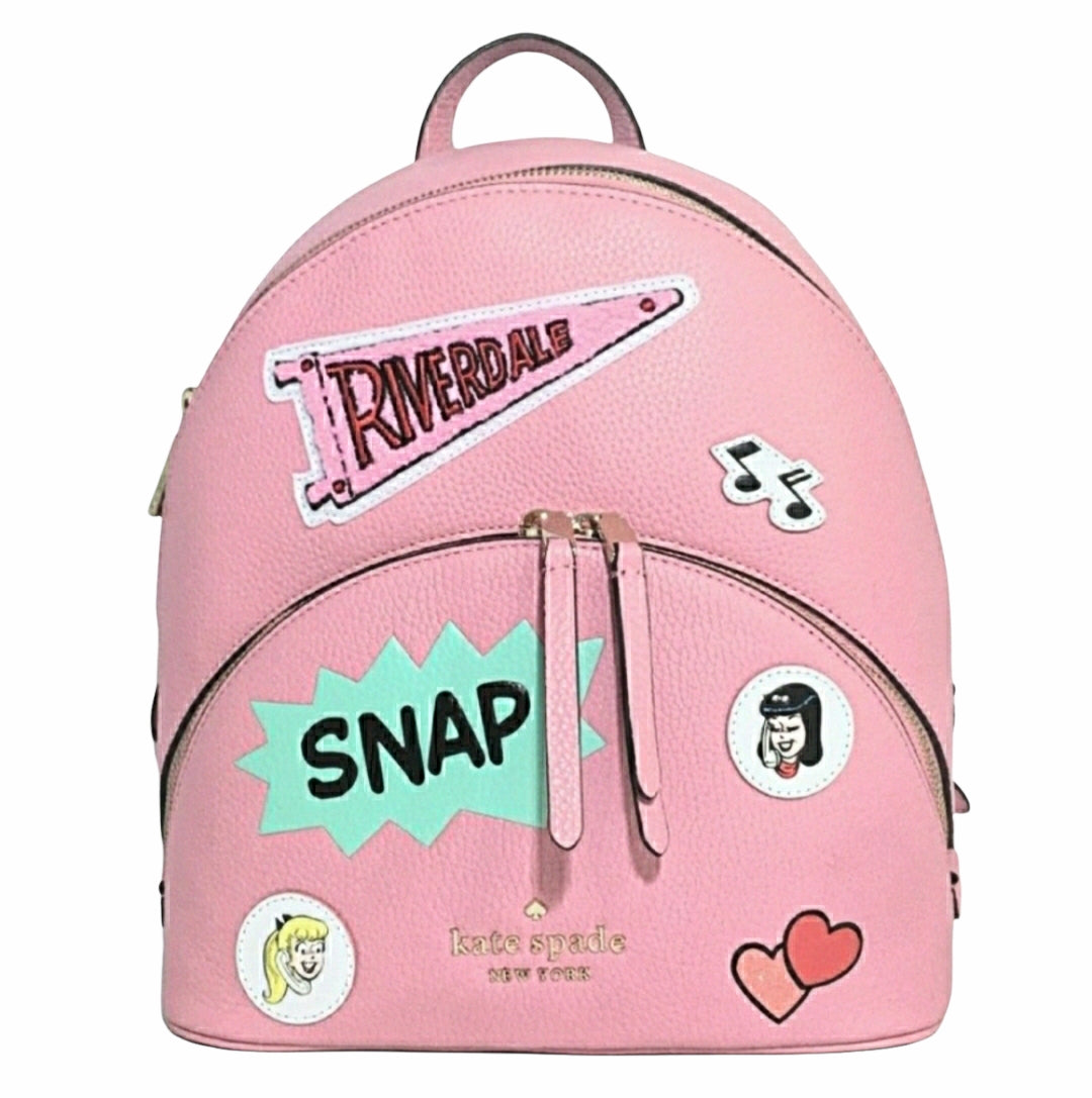 Betty & Veronica × Kate Spade Pink Pebbled Leather Backpack – The Ultimate  Resale Rack