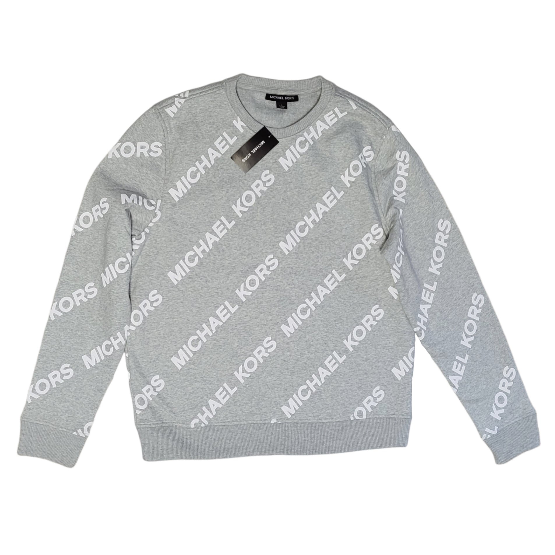 Michael Kors Men's All Over Logo Print Pullover Crewneck Sweatshirt – The  Ultimate Resale Rack