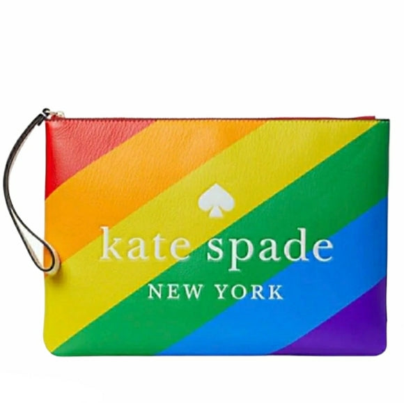 Kate Spade Large Pride Rainbow Clutch Pouch – The Ultimate Resale Rack