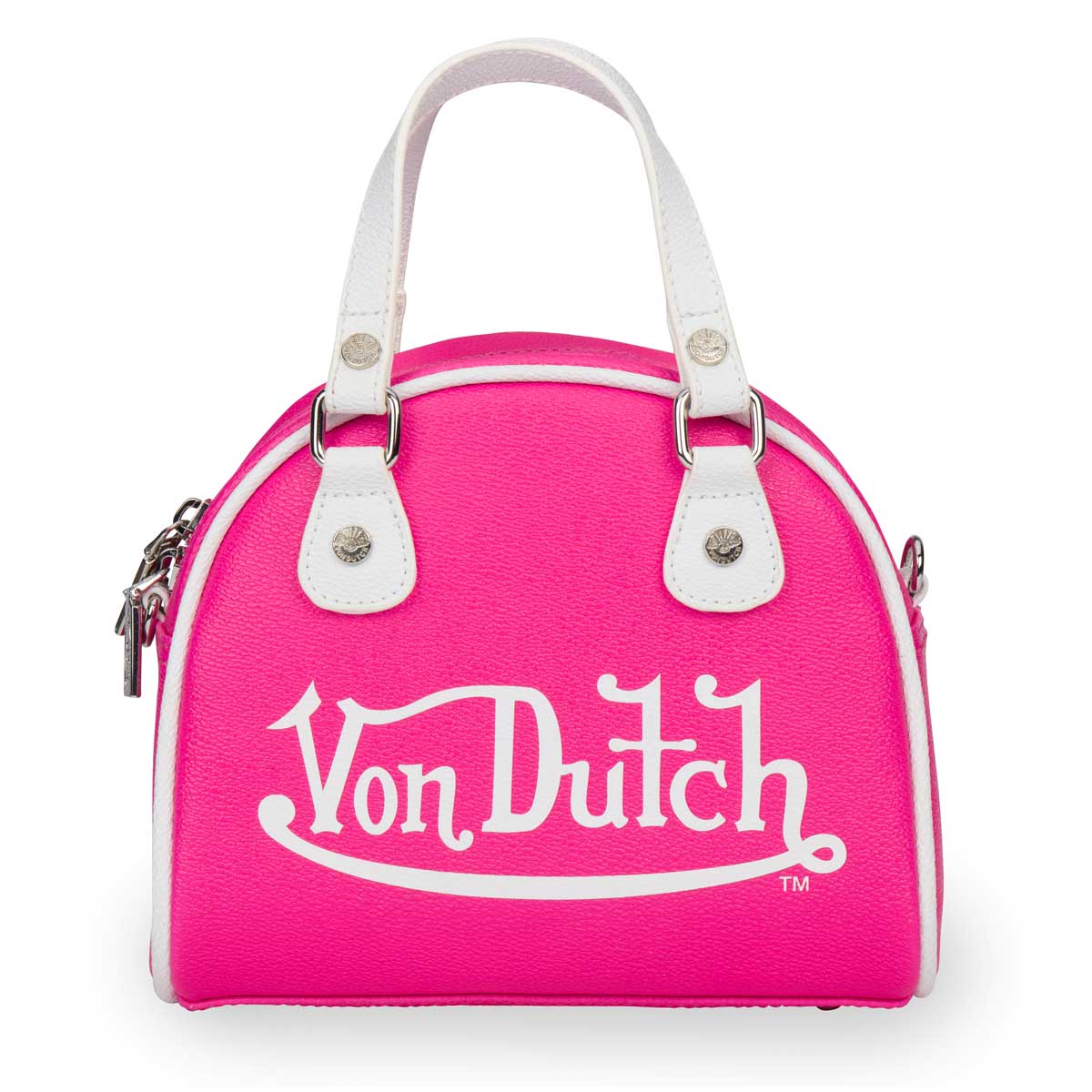 DLD BAGS MINI VILLE BANDANA BAG IN HOT PINK