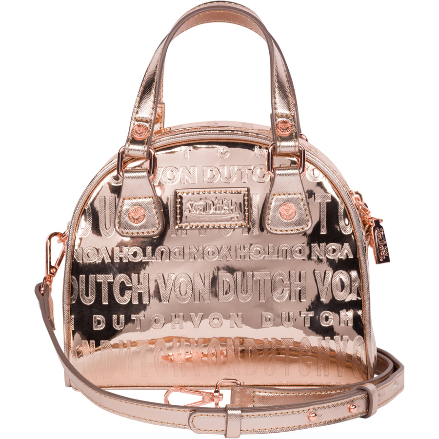 Monogram Black & Orange Overnight Bag - Von Dutch