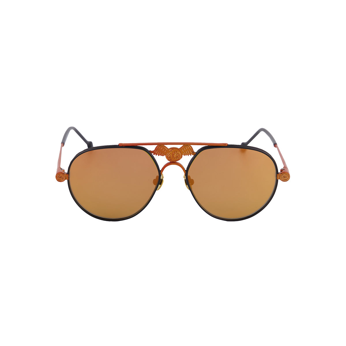 Von Dutch Paris Eyewear Black Unisex Orange James