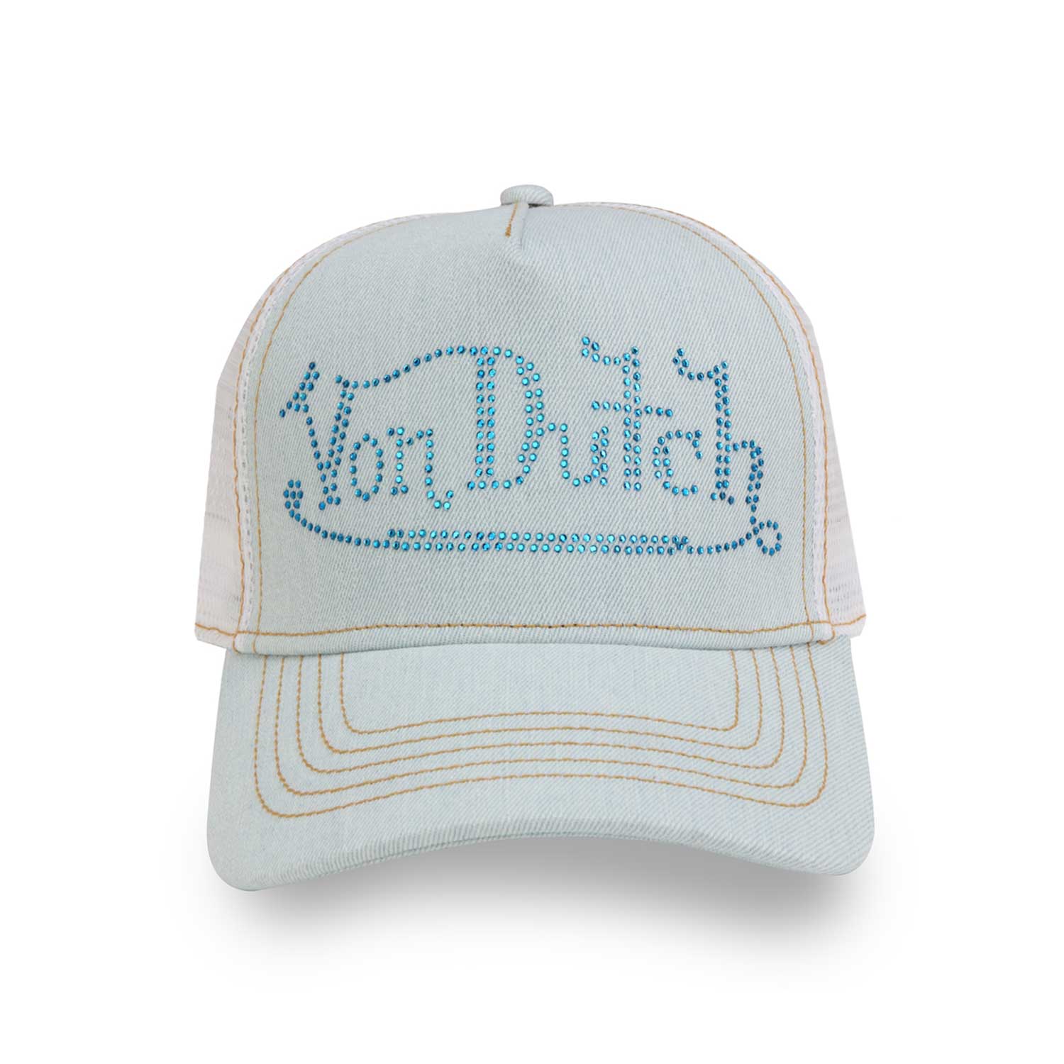 Oval Patch Blue/Navy Trucker - Von Dutch cap