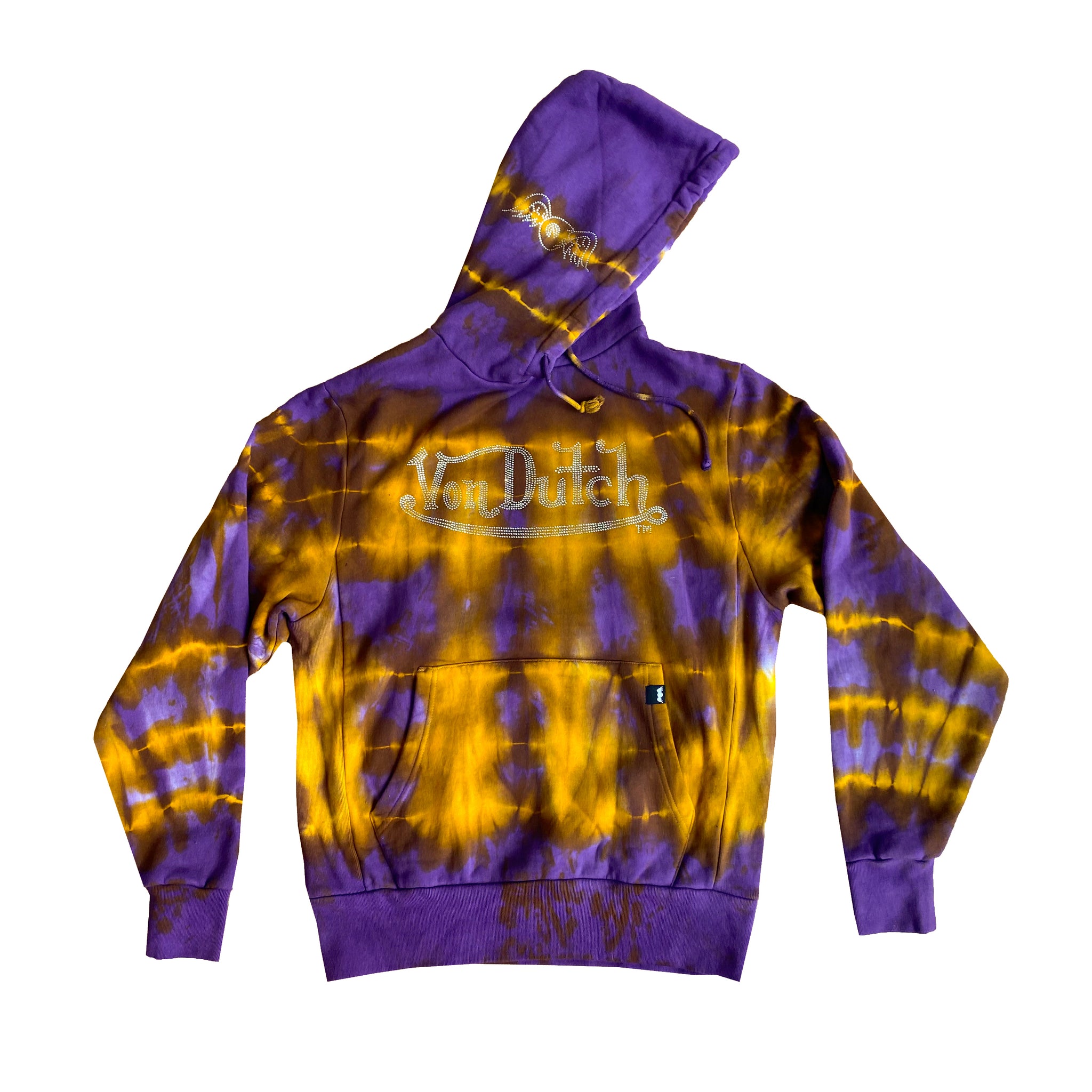 purple and gold hoodie