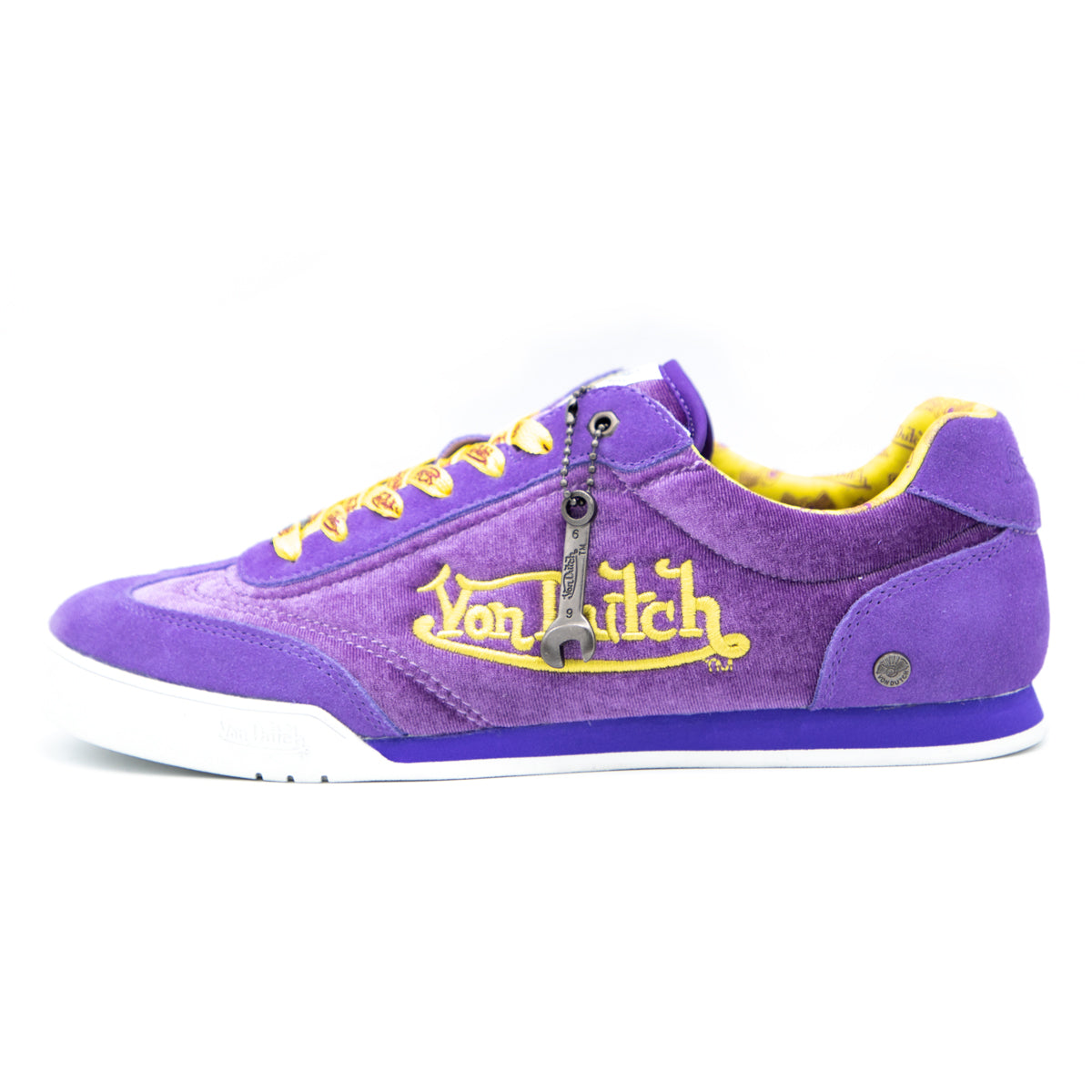 mens purple and gold sneakers