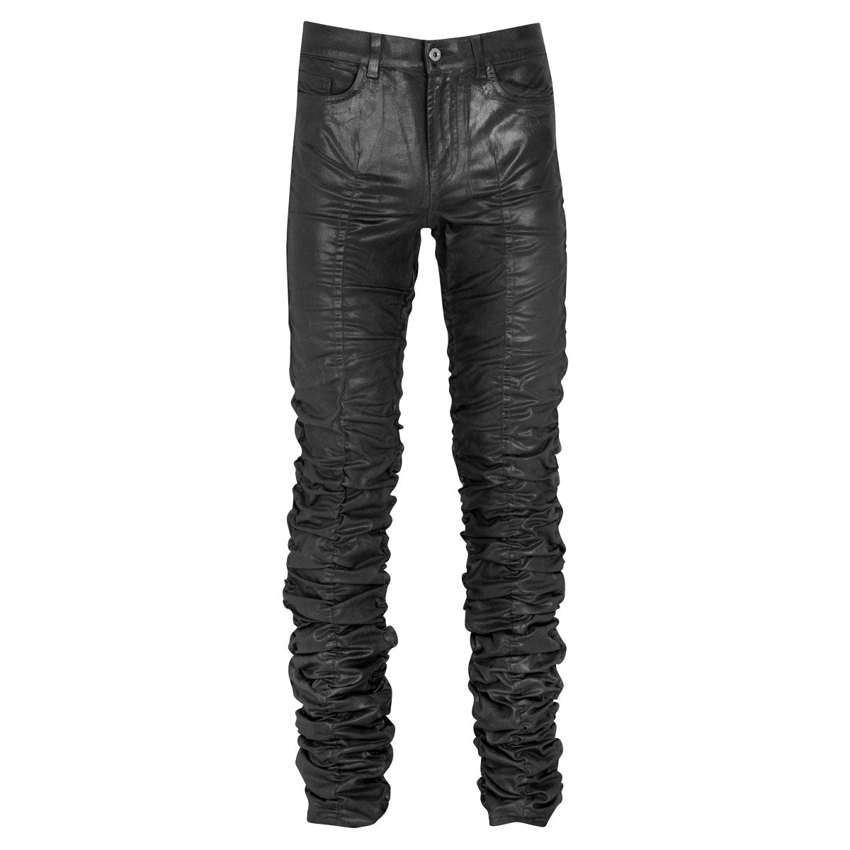 Von Dutch designed by Marc Jacques Burton Black Wax Denim Stacked Jean