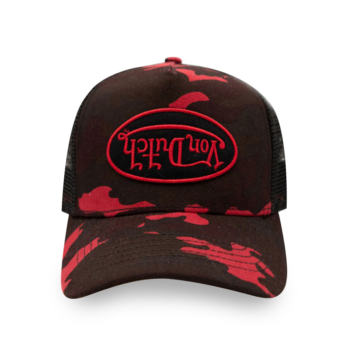 Von Dutch PAT RED White, Red and Black Trucker Hat