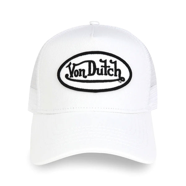 von dutch black and white hat