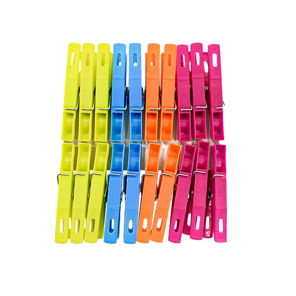 Set de 20 Pinzas de Plástico Colores – Waldo's