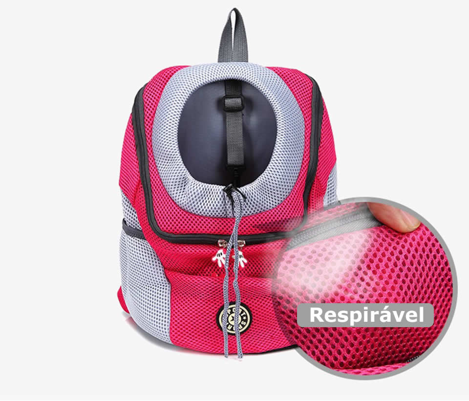 Mochila PET Canguru para Cachorro e Gato