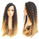 Kinky Curly 1b 4 27 Ombre Fashion Hd Full Lace Wigs