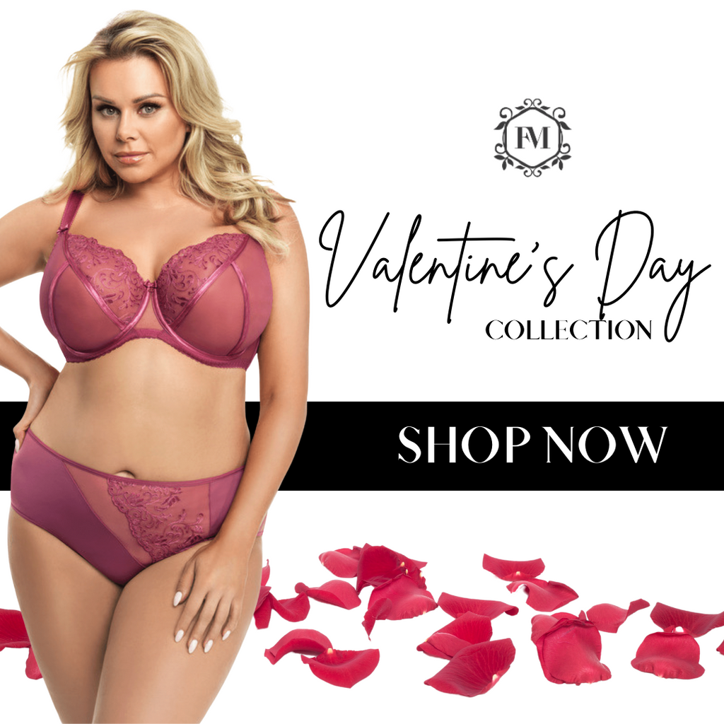 Buy Red Valentines Animal Lace Underwired Bra 34B, Bras