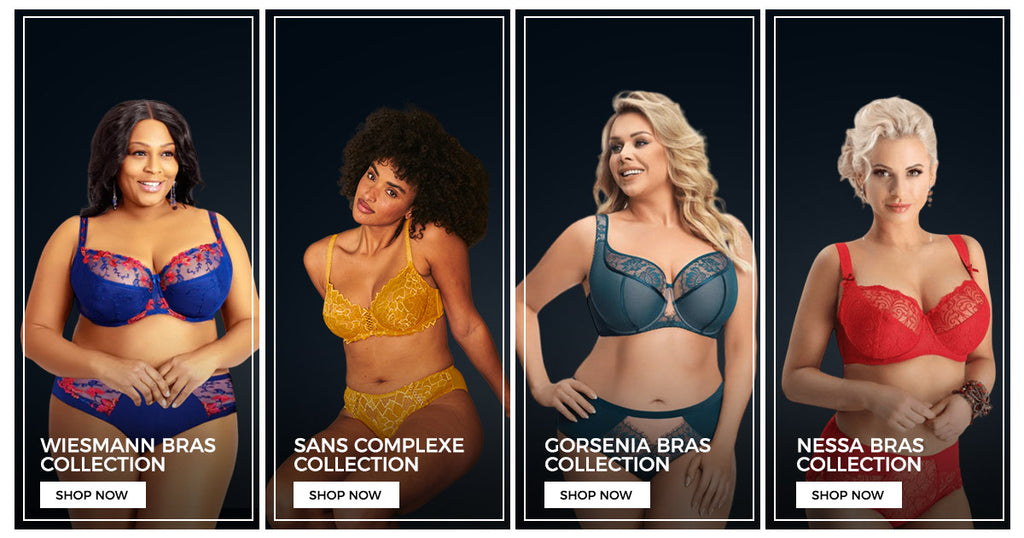 Supportive bras for large busts