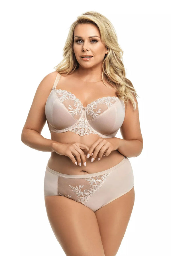 Gorsenia Luisse Full Cup Bra Beige – Brastop US