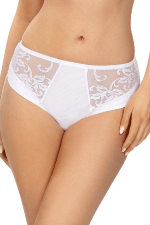 Plus Size Lace Panties Hi-Cut Style, WiesMANN