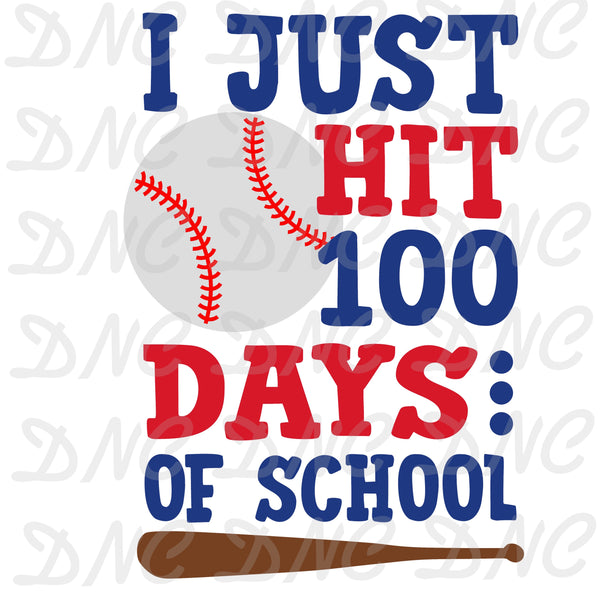 100 days of school baseball