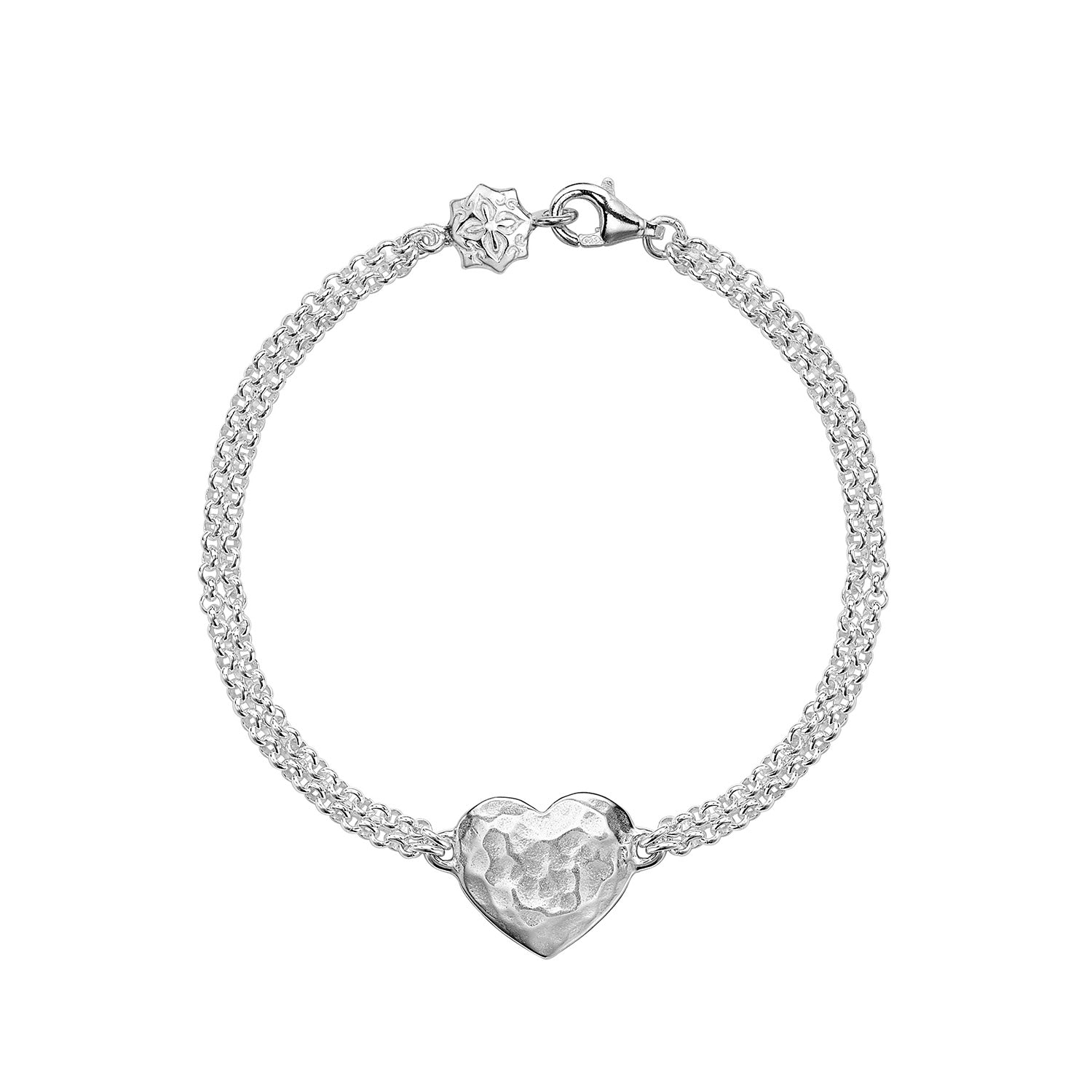 Engravable Heart Chain Bracelet