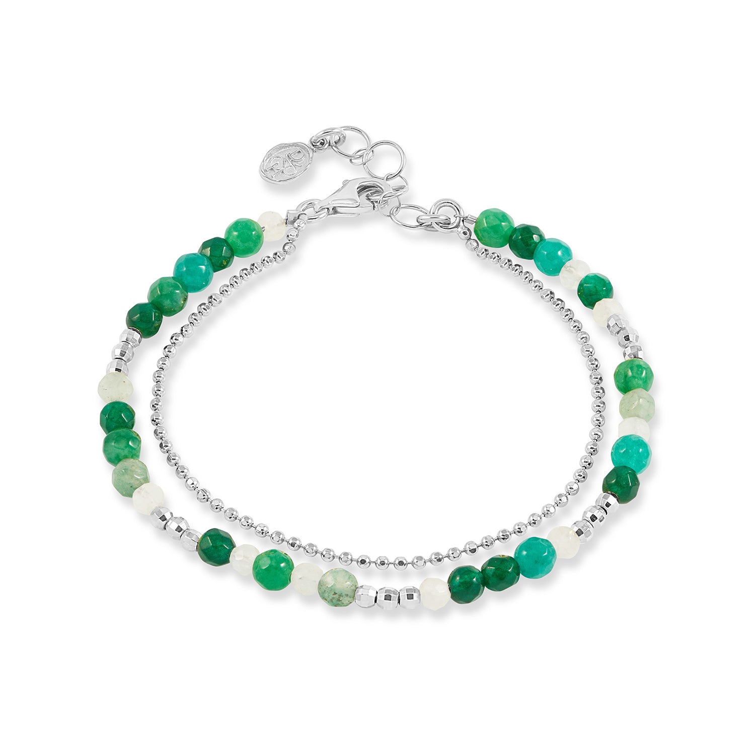 Evergreen Faceted Bead Orissa Bracelet