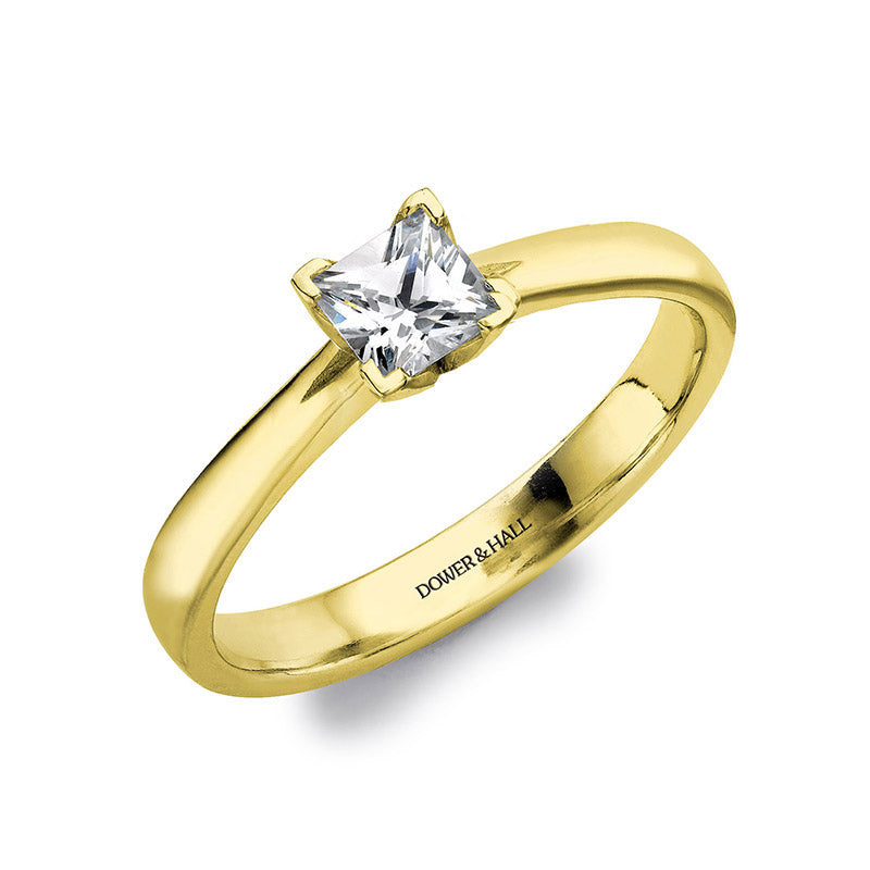 Lotus Princess Engagement Ring - 0.40CT