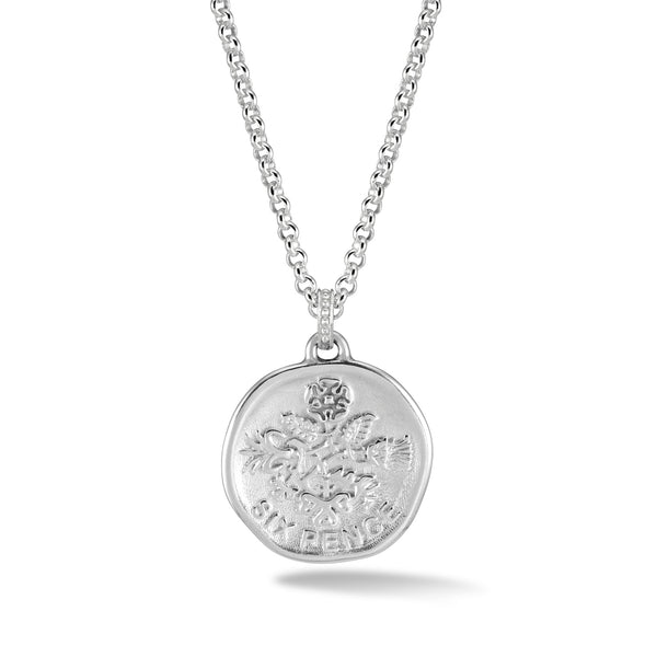 Personalised Sterling Silver St Christopher Necklace By Hurleyburley man |  notonthehighstreet.com