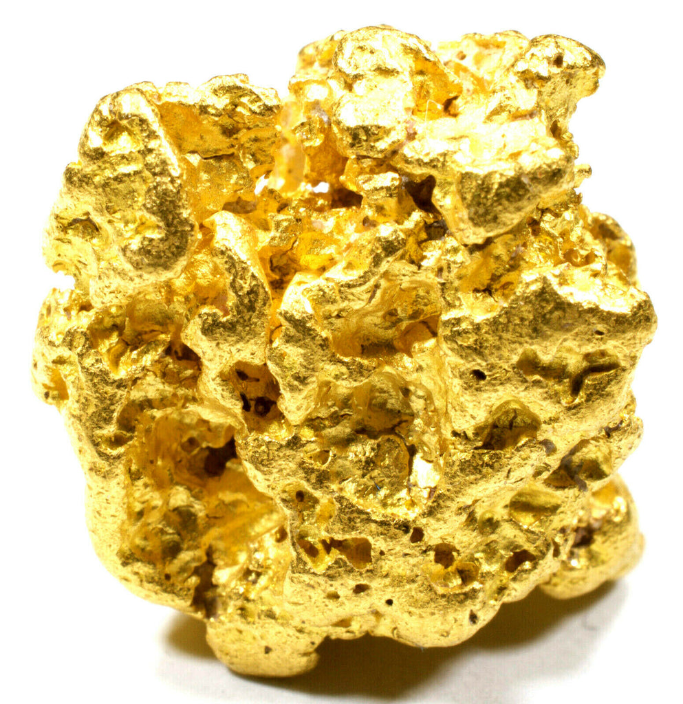 14.187 GRAMS AUSTRALIAN NATURAL PURE GOLD NUGGET GENUINE 94-98% PURE ...