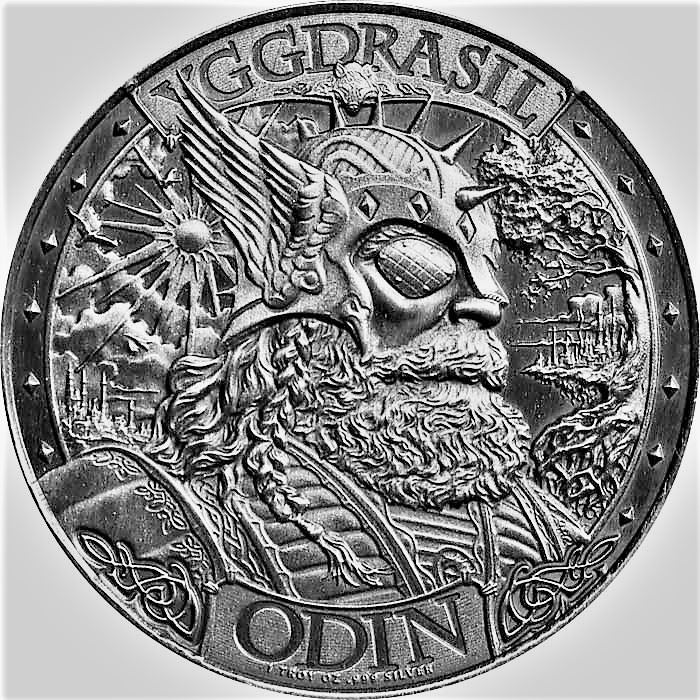 1 TROY OZ .999 FINE SILVER ATLANTIS MYTHICAL CITIES SERIES ROUND